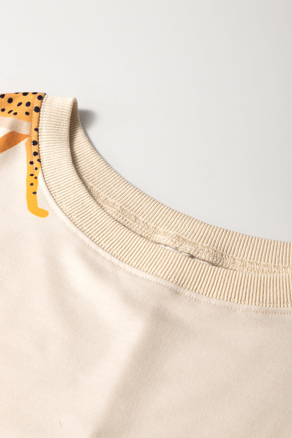 Apricot Plus Size Cheetah Print Side Pockets T Shirt Mini Dress