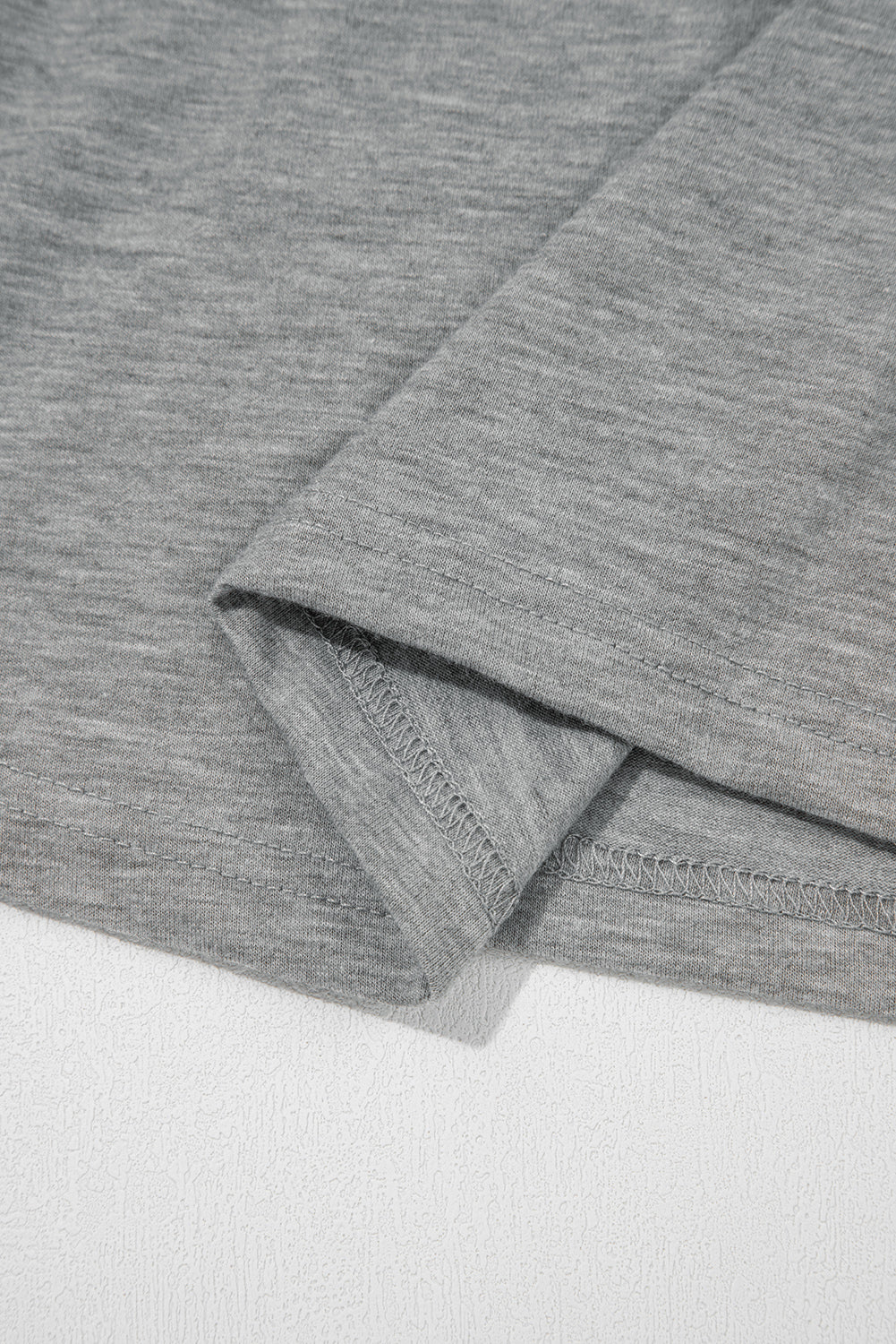 Gray Lace Patchwork Criss Cross V Neck Tank Top