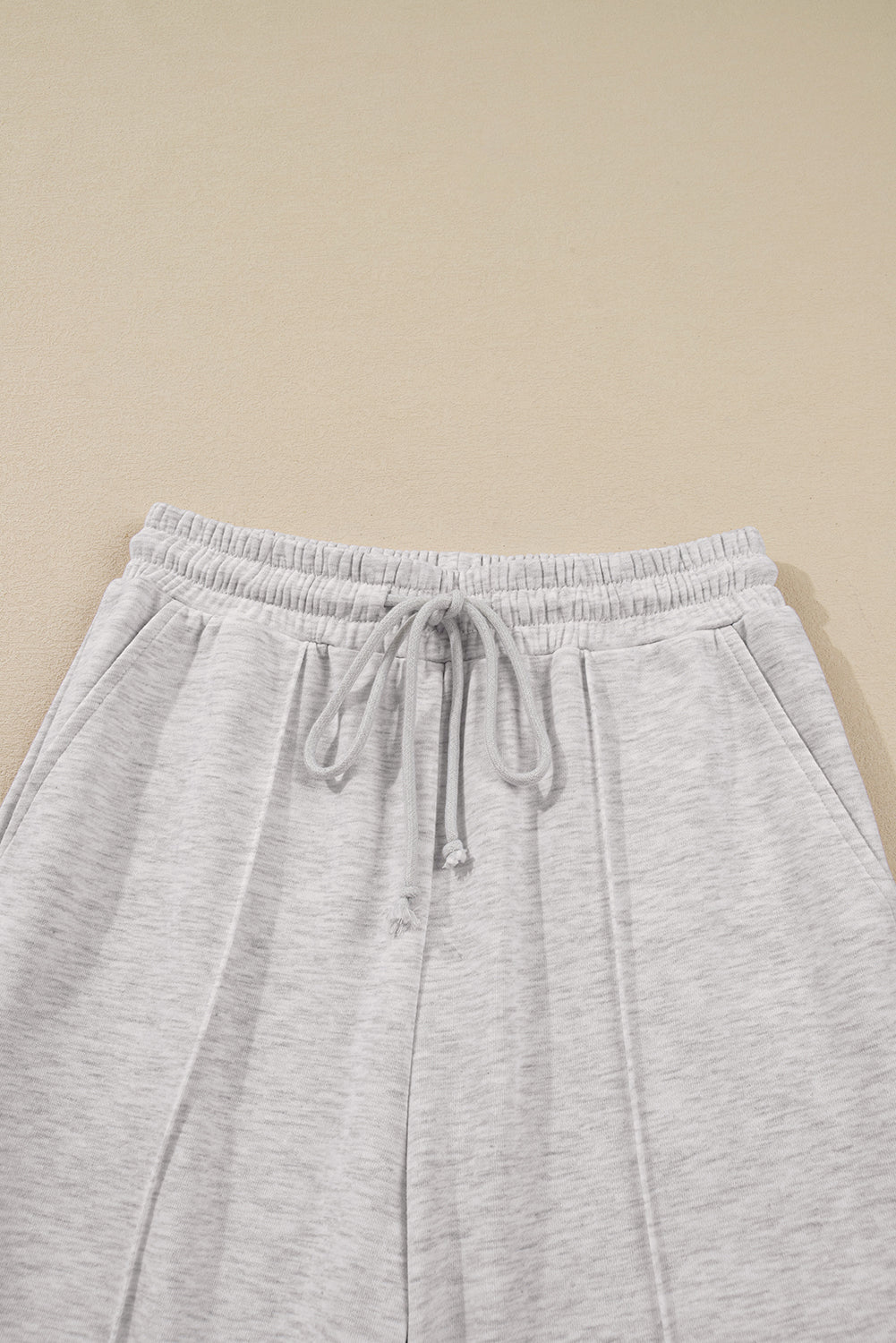 Light Grey Polo Tee Casual Pant Set