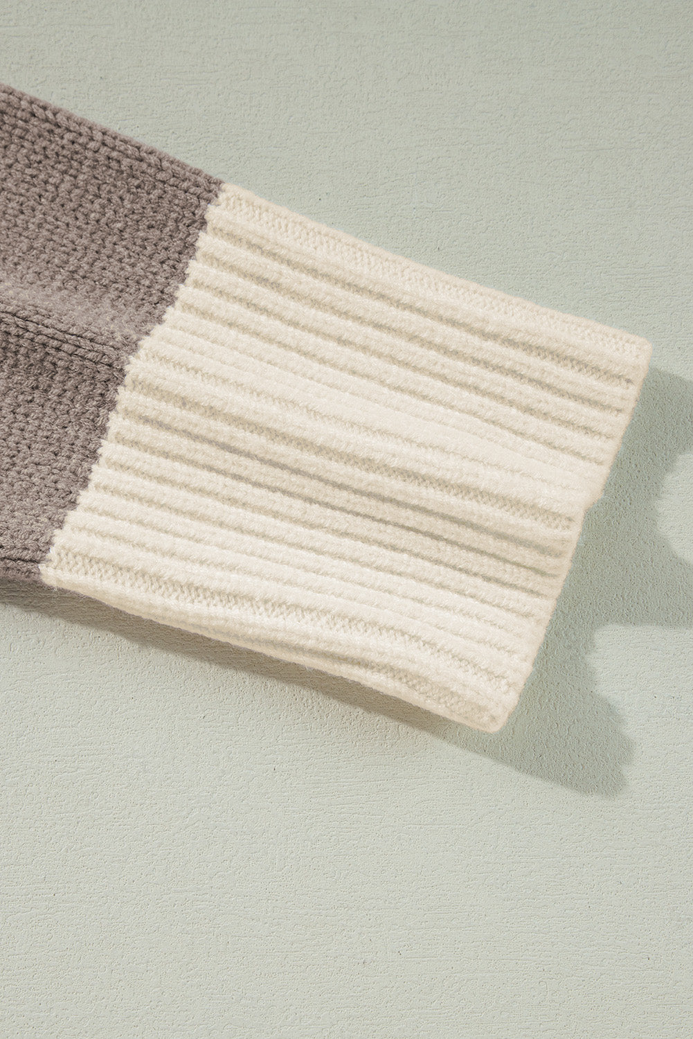 Jet Stream Colorblock Loose Pullover Sweater