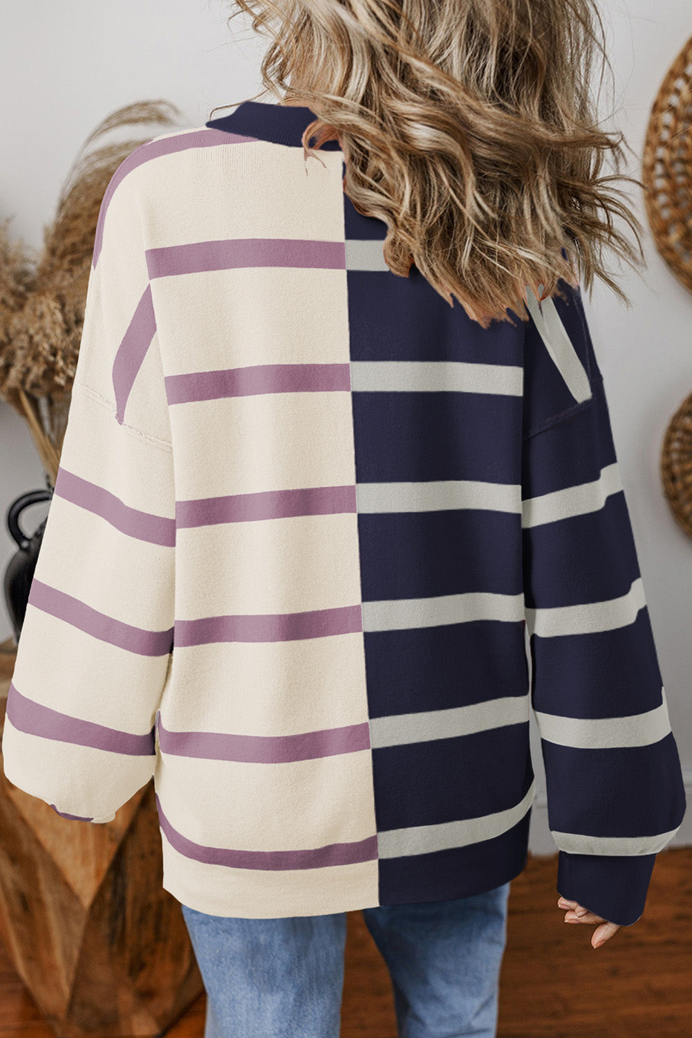 Skobeloff Colorblock Oversized Sweater