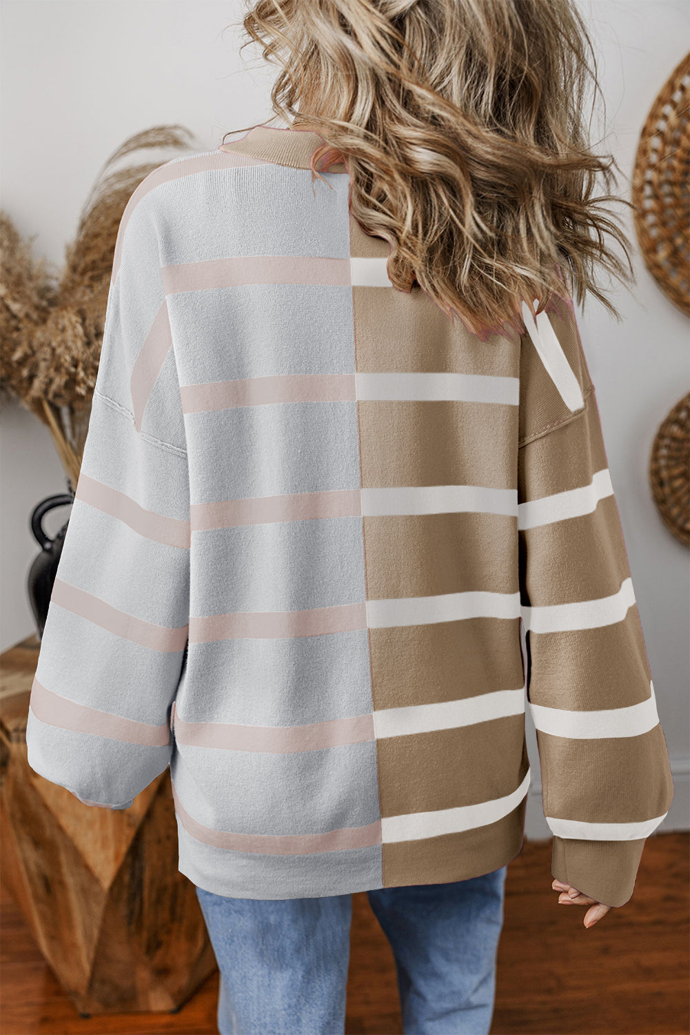 Skobeloff Colorblock Oversized Sweater