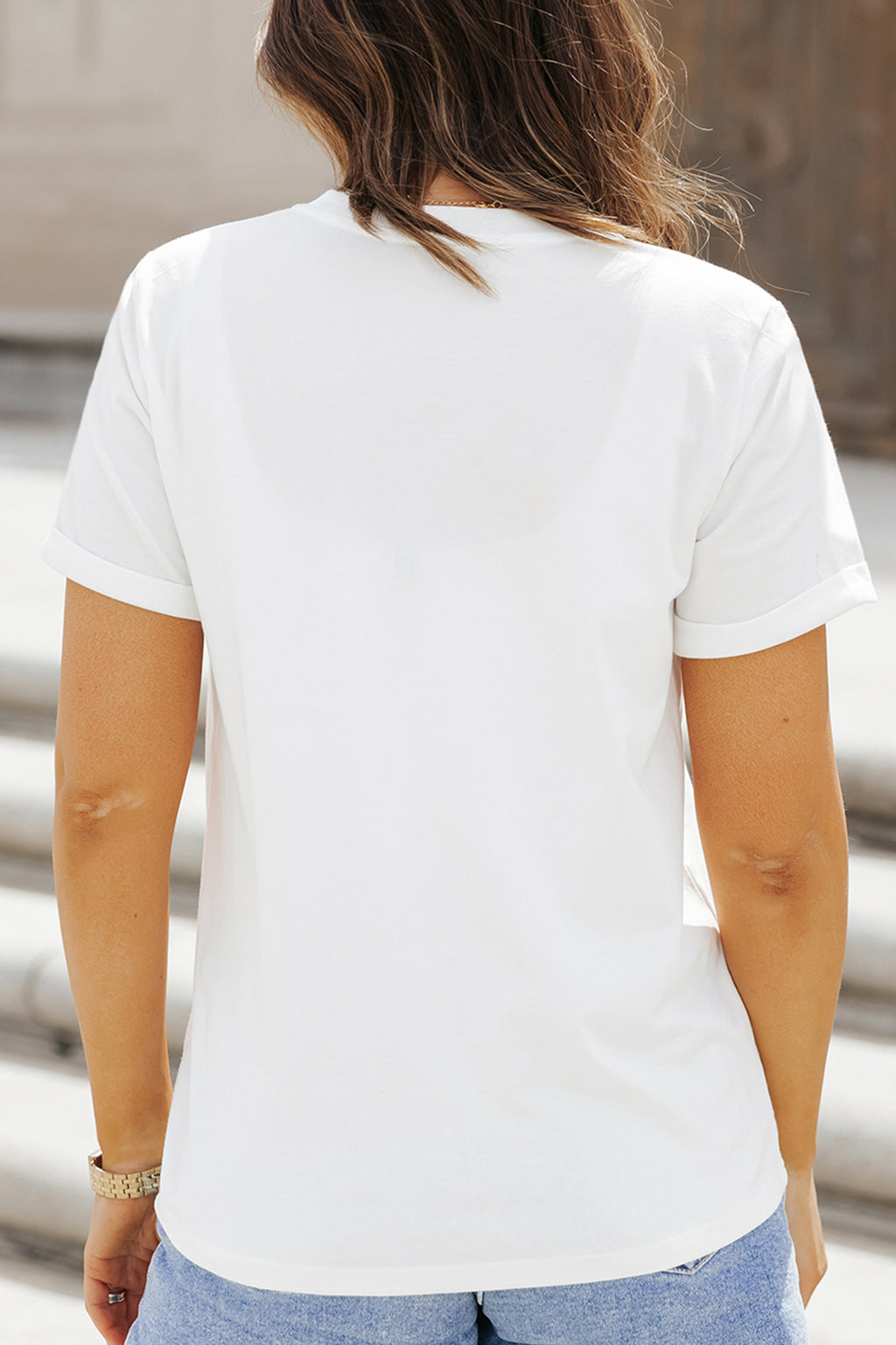 White IRISH Leopard Clover Embroidered Patch Graphic Tee