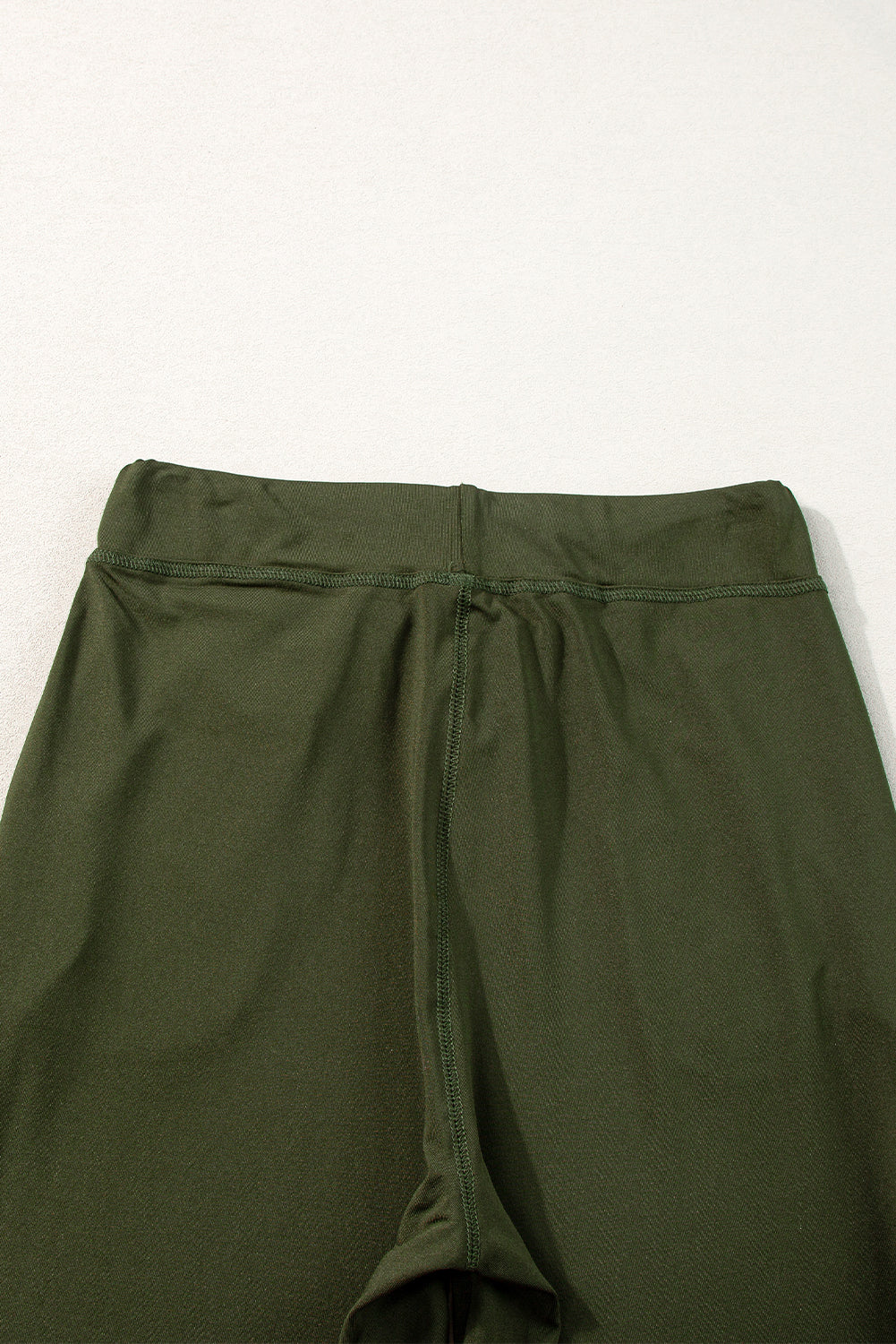 Black Drawstring Elastic Waistband Pocketed Joggers