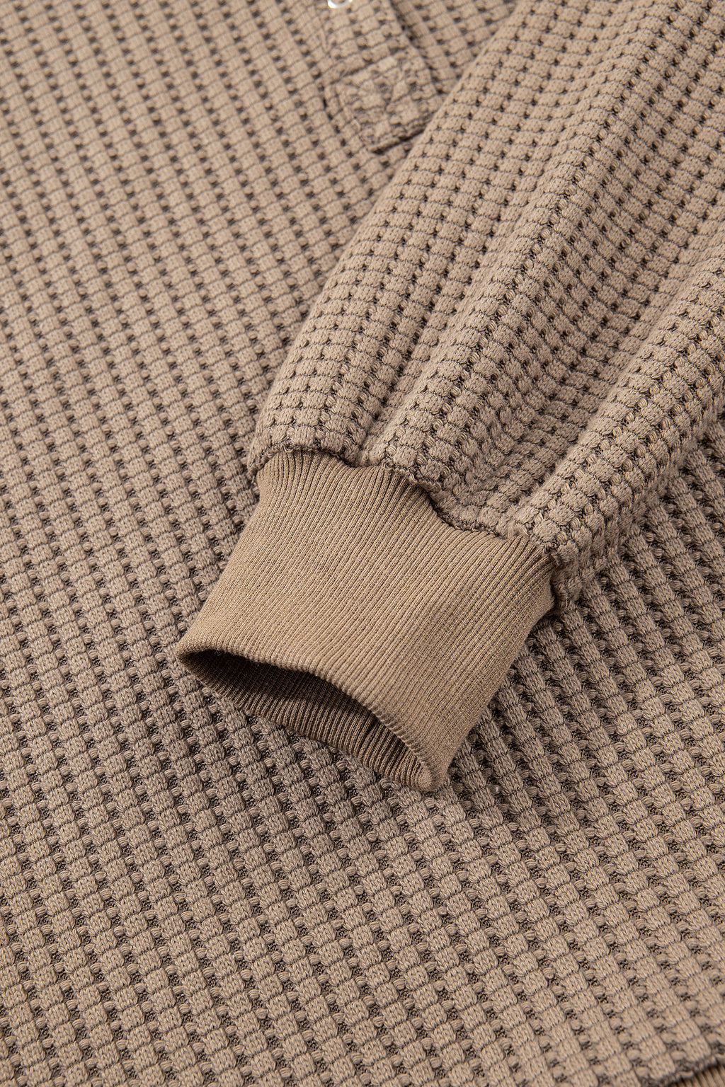 Light Pink Solid Color Textured Snap Button Collared Baggy Top