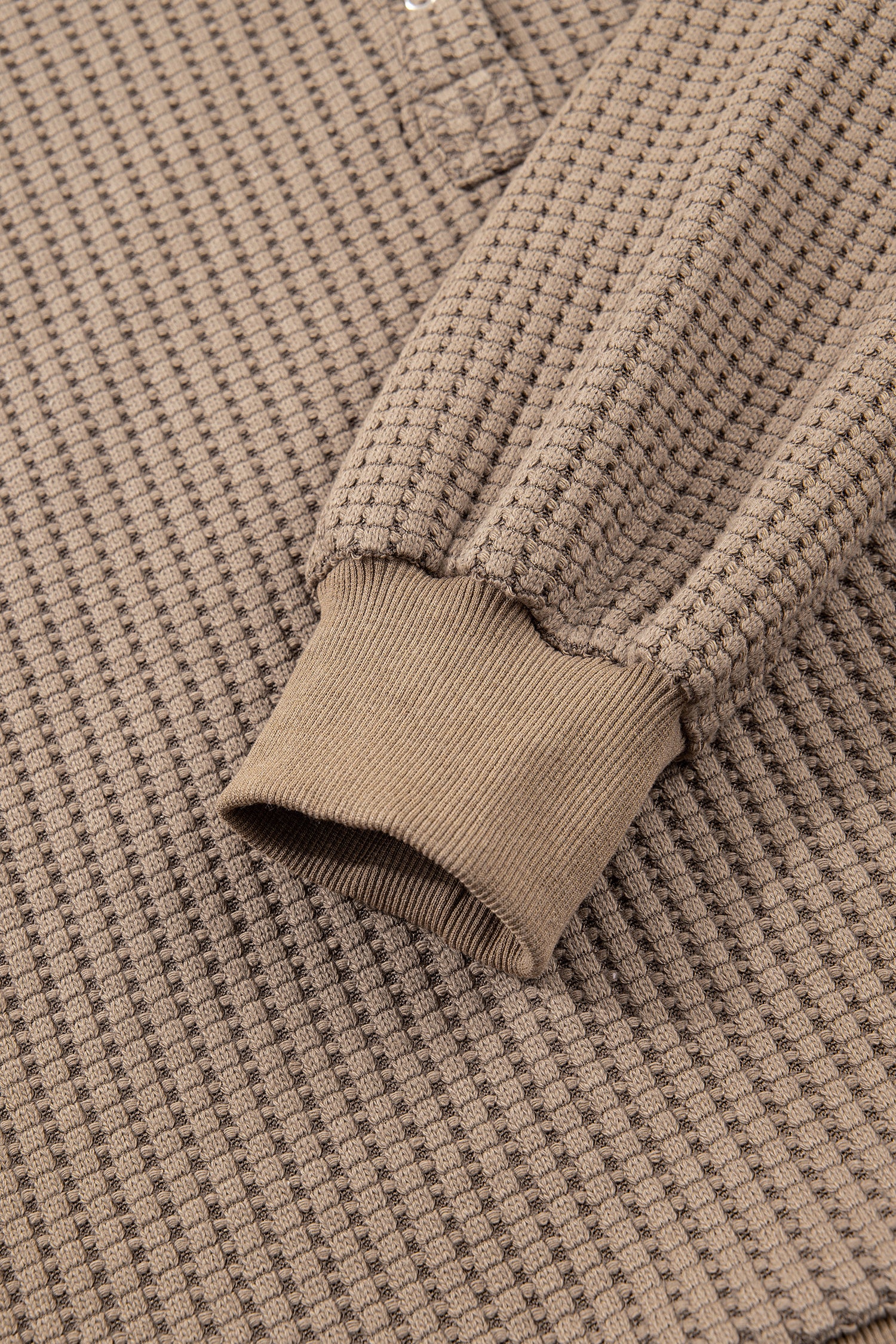 Light Pink Solid Color Textured Snap Button Collared Baggy Top