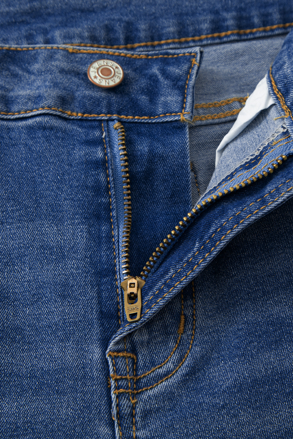 Real Teal Raw Hem Unique Cuffs Straight High Rise Loose Jeans