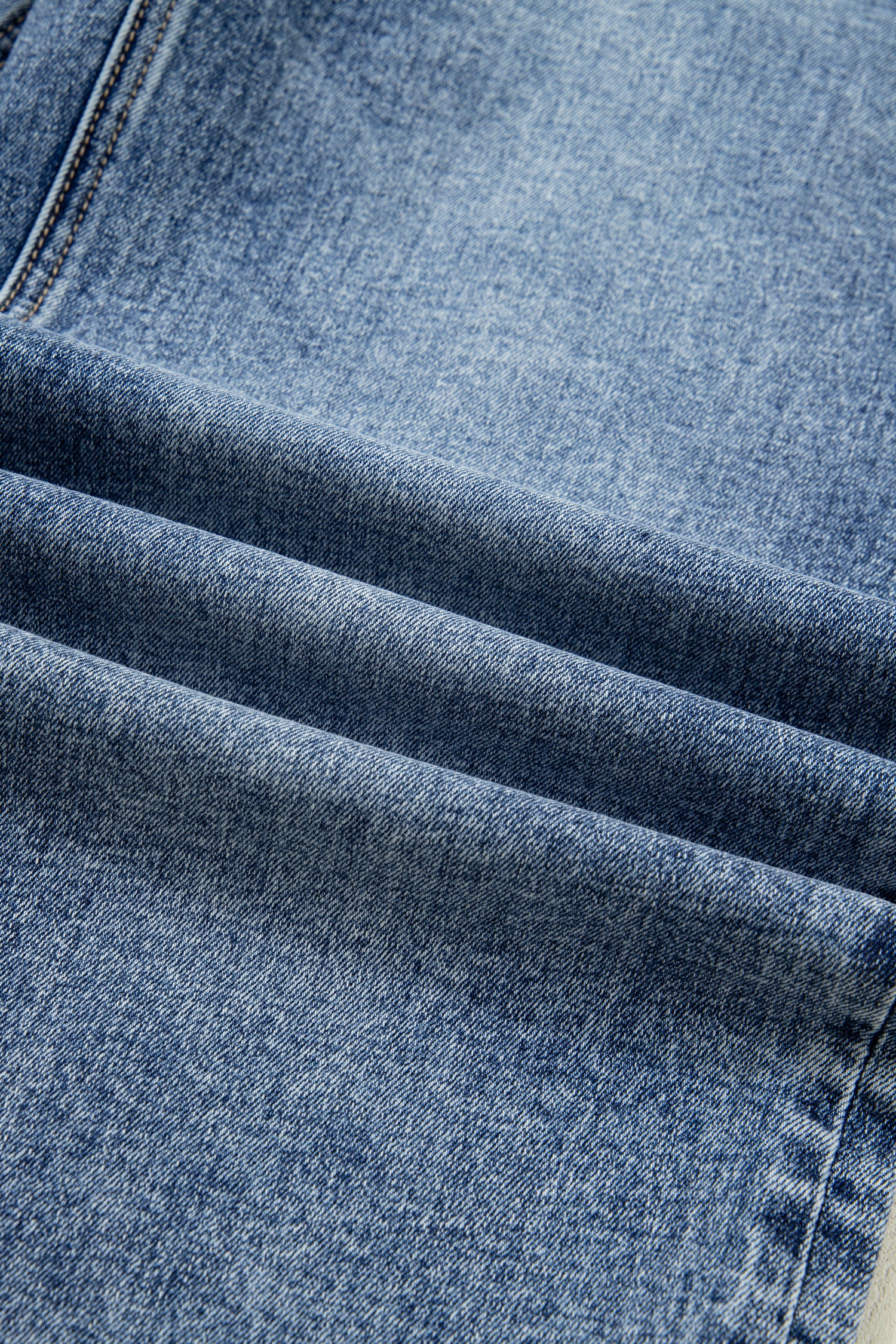 Ashleigh Blue Cuffed Straight Loose Jeans