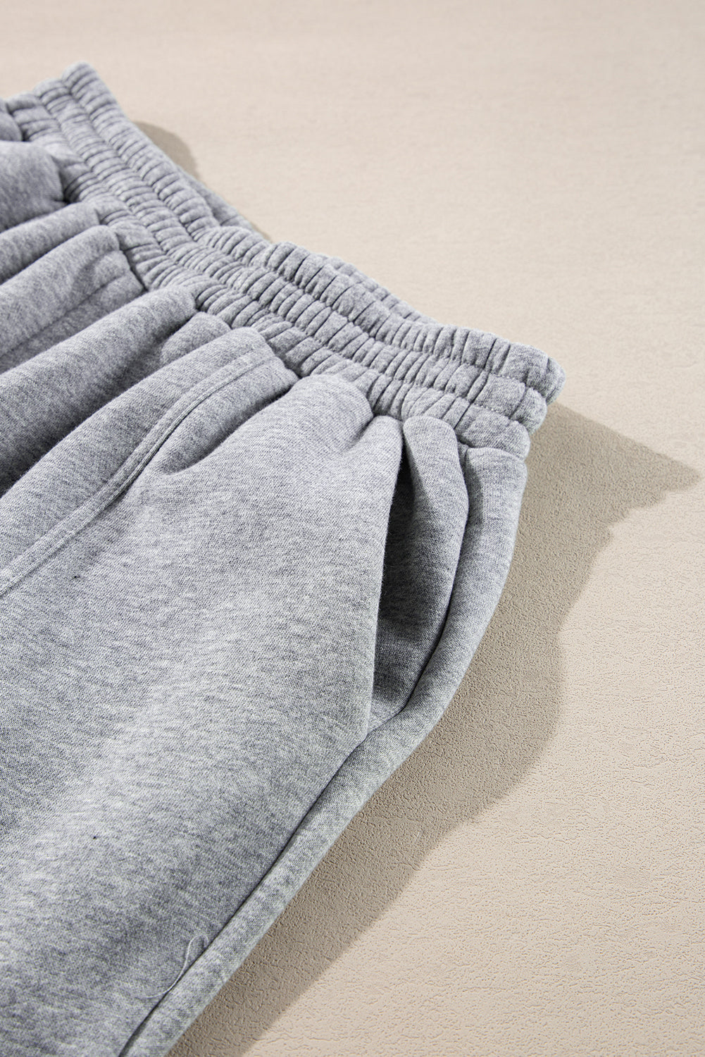 Navy Blue Solid Exposed Seams Hoodie and Joggers Activewear Set