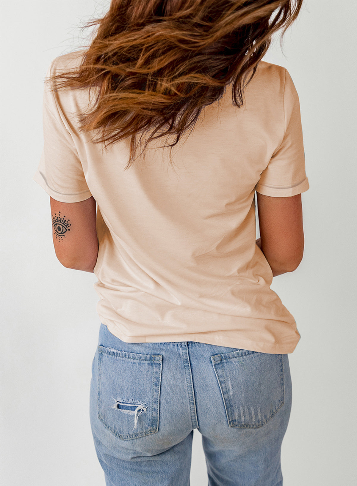 White Just A Girl Who Loves Fall Graphic T Shirt