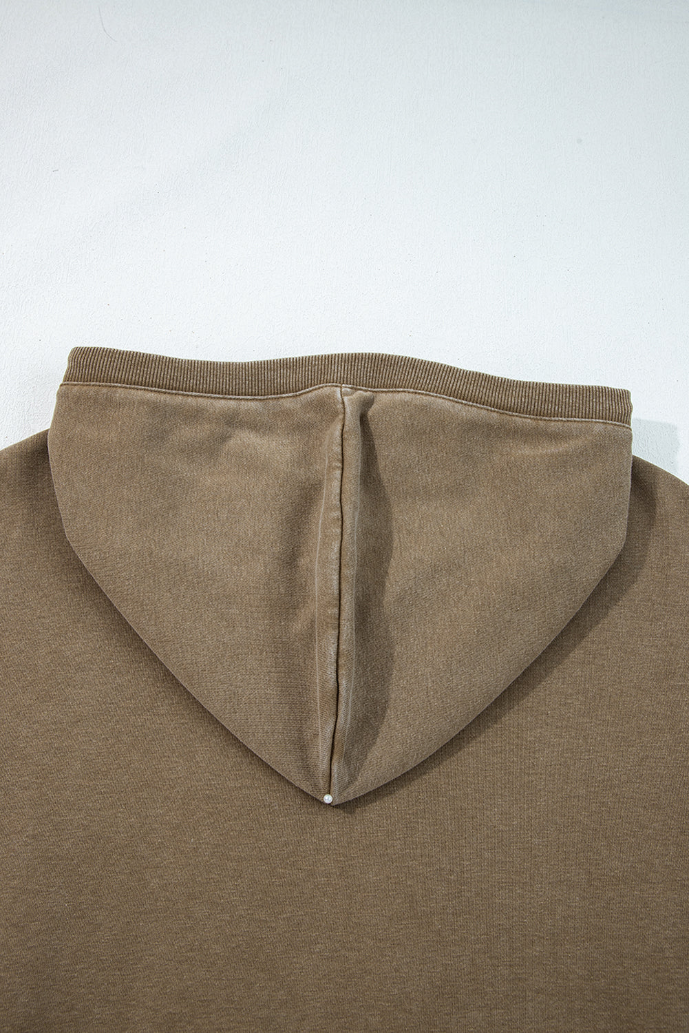 Canton Half Zip Kangaroo Pocket Mineral Wash Baggy Hoodie