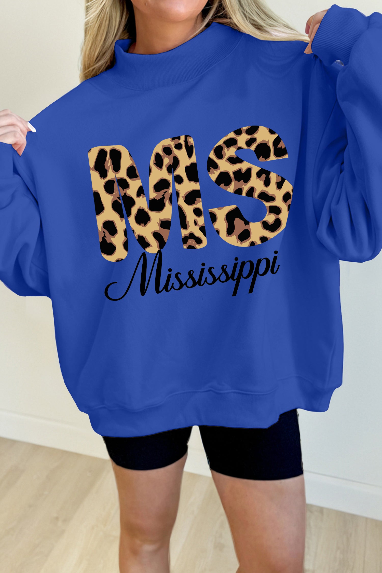Green Camouflage KENTUCKY Crew Neck Summer Top