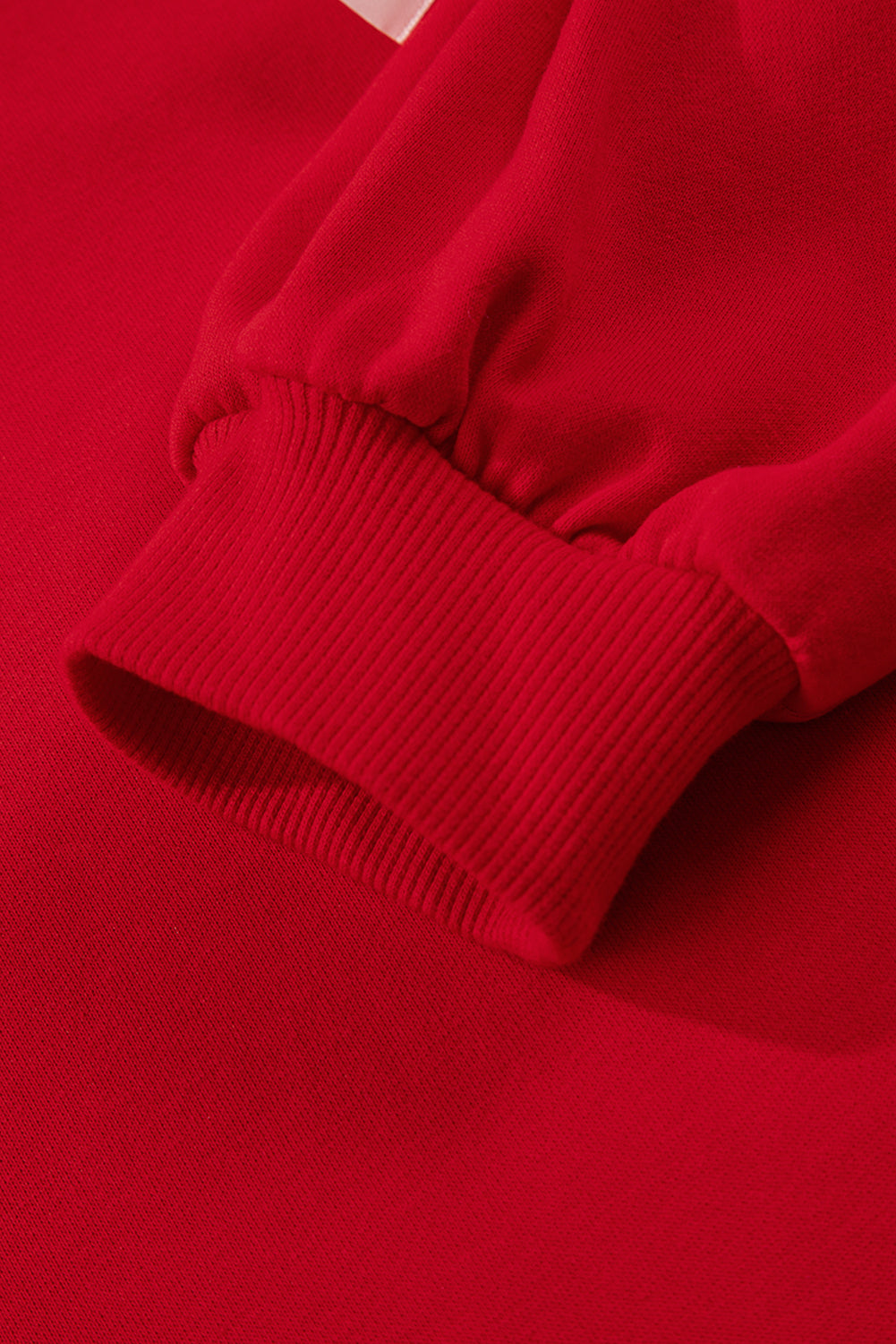 Racing Red Striped Collar Patchwork Satin Bow Sweatshirt and Shorts Set