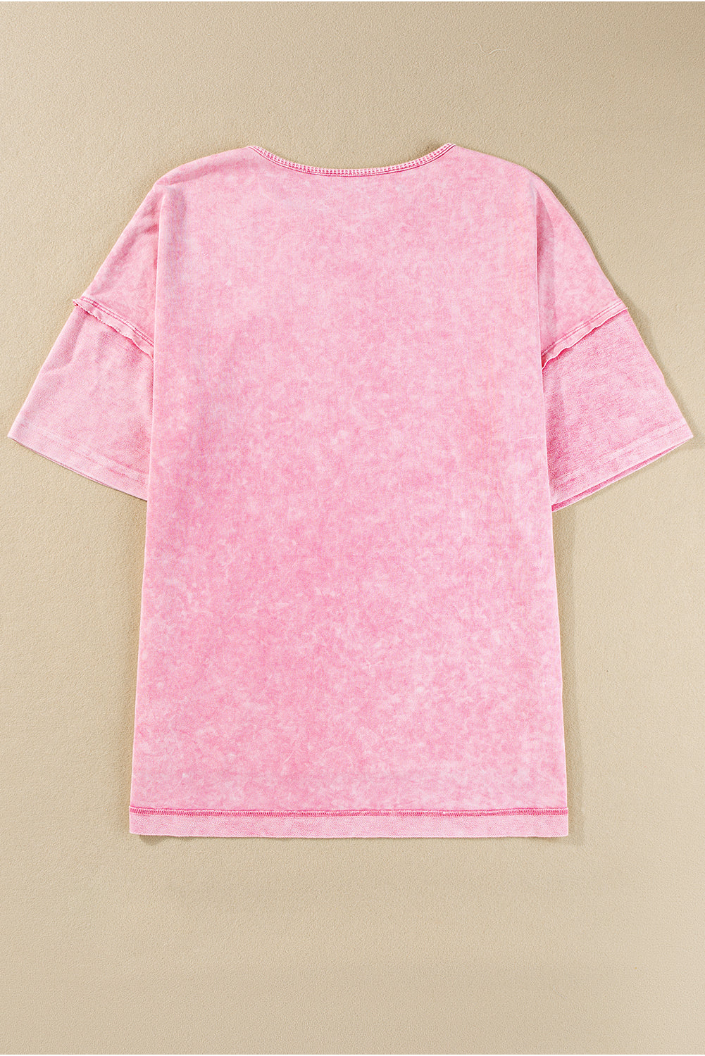 Orchid Petal Mineral Wash Drop Shoulder Pullover Sweatshirt