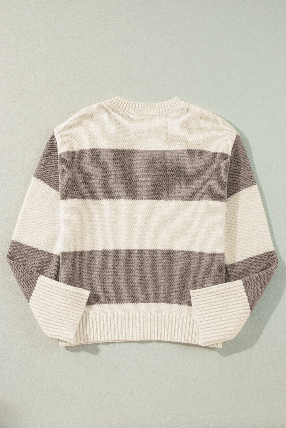 Jet Stream Colorblock Loose Pullover Sweater