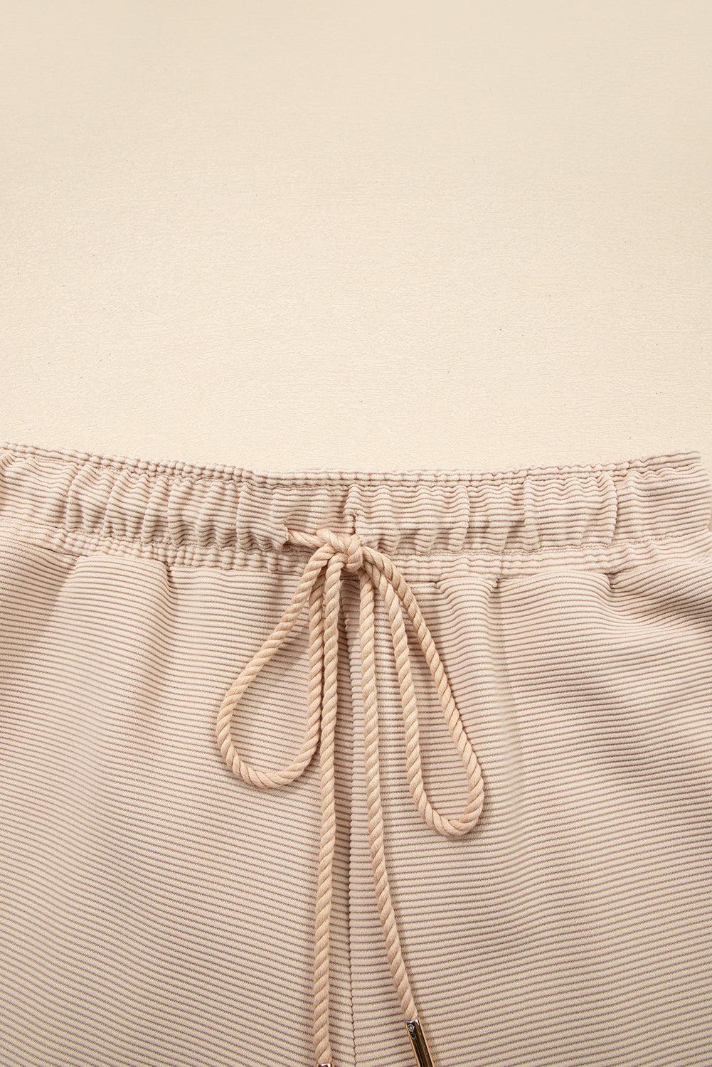 Black Textured Half Zip Kangaroo Pocket Top Drawstring Shorts Set