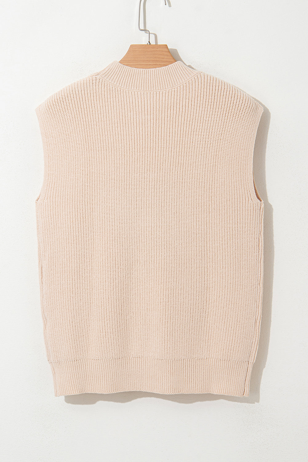 Black Western Cowboy Embroidery Round Neck Sleeveless Sweater