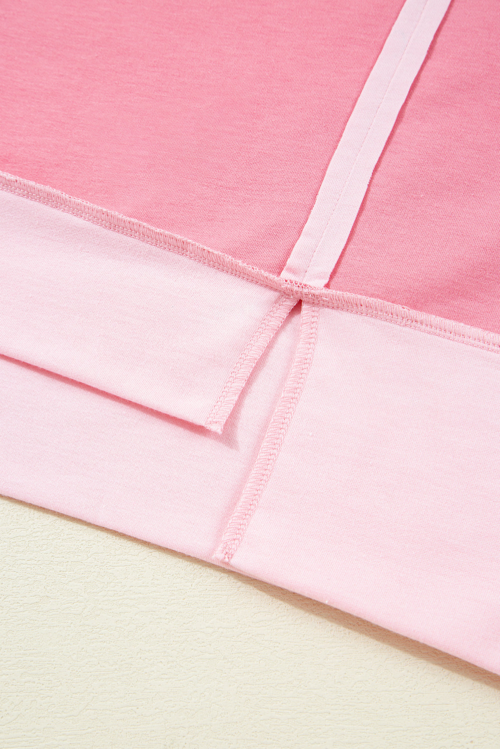 Smoke Green Half Sleeve Raw Seam High Low Side Split Top