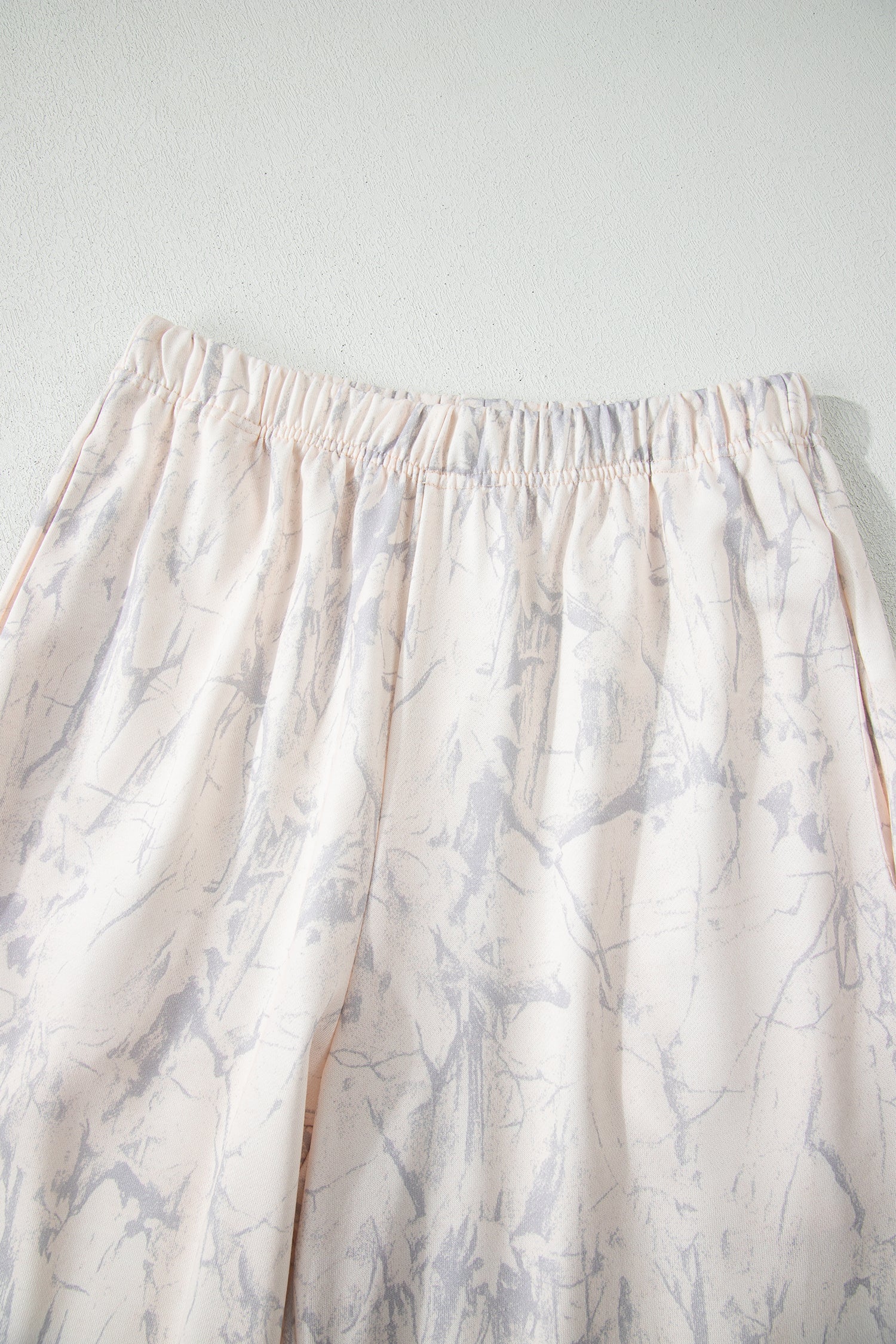 Pink Camo Print Jogger Pants Set