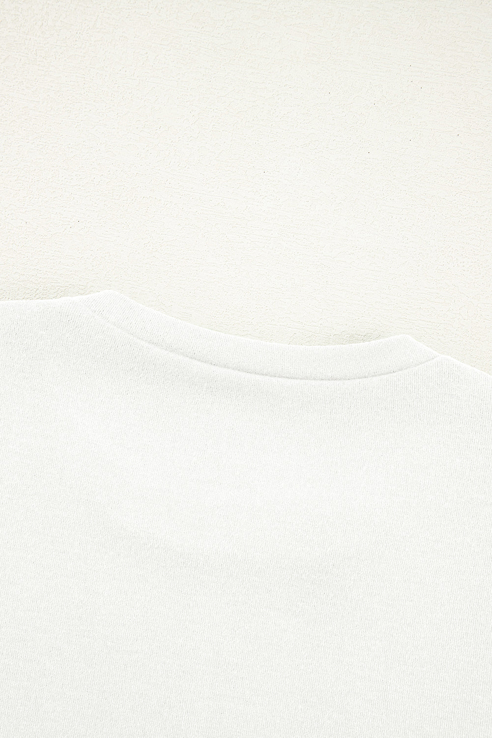 Chicory Coffee Solid Exposed Seam Crew Neck Long Sleeve Top