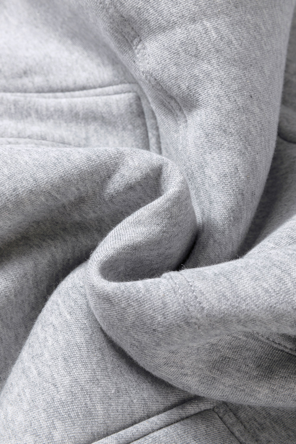 Navy Blue Solid Exposed Seams Hoodie and Joggers Activewear Set