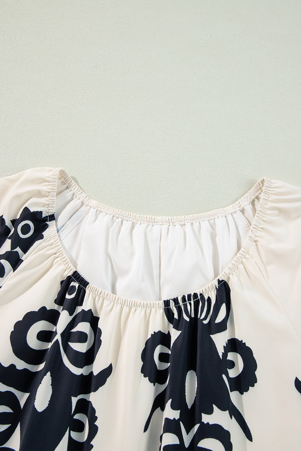 Beige Geometric Printed Sleeveless Hollowed Bowknot Back Mini Dress