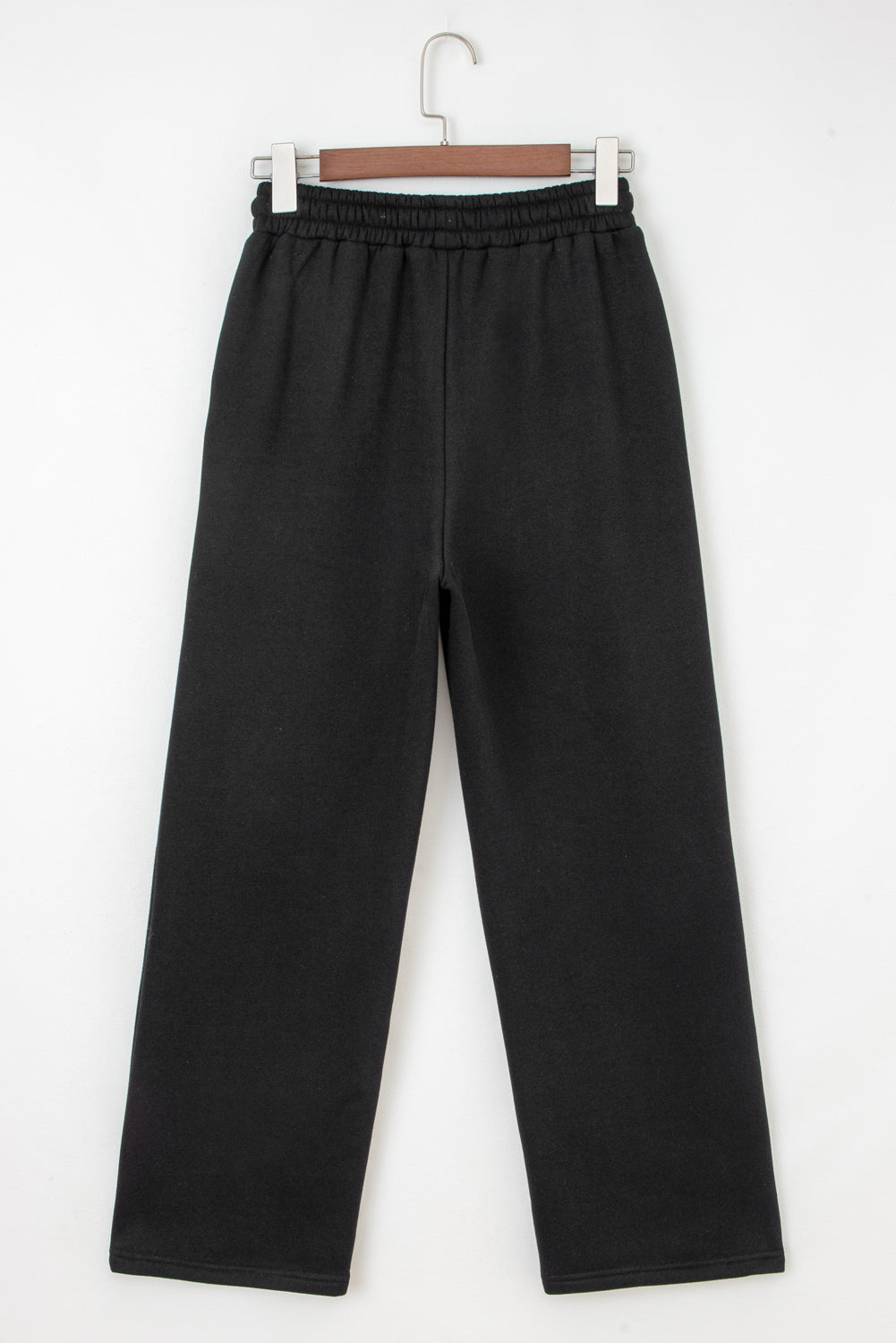 Gray Morn Corduroy Leopard Drawstring High Waist Trousers