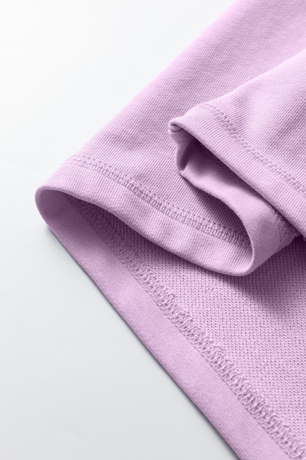 Beige Solid Color Raw Seam Patchwork Baggy Sweatshirt