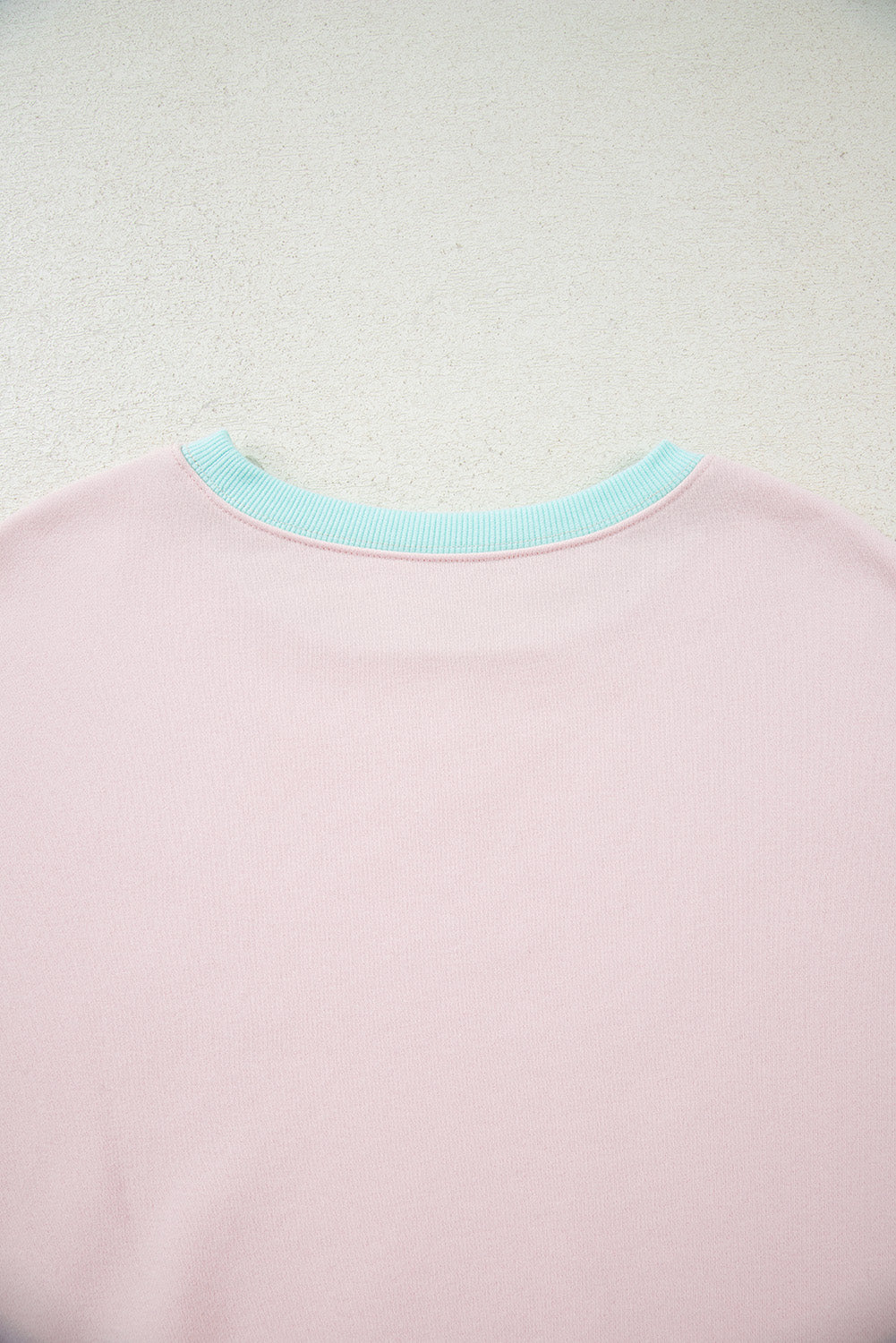 Jet Stream Striped Colorblock Patchwork Drop Shoulder Sweatshirt
