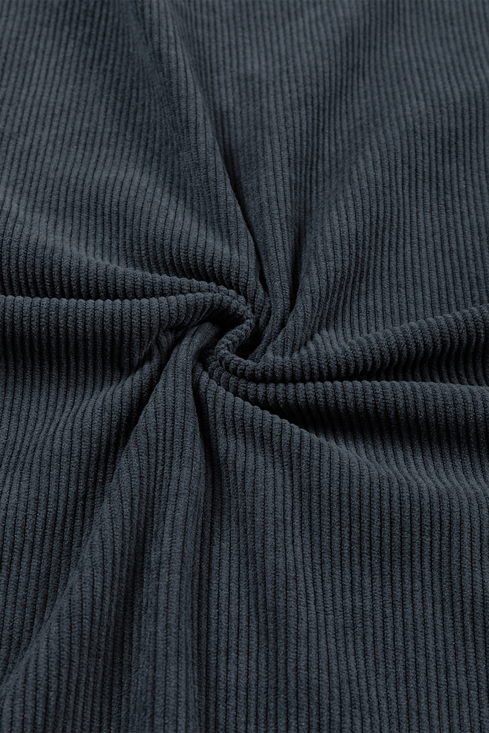 Grass Green Ribbed Corded Oversized Sweatshirt