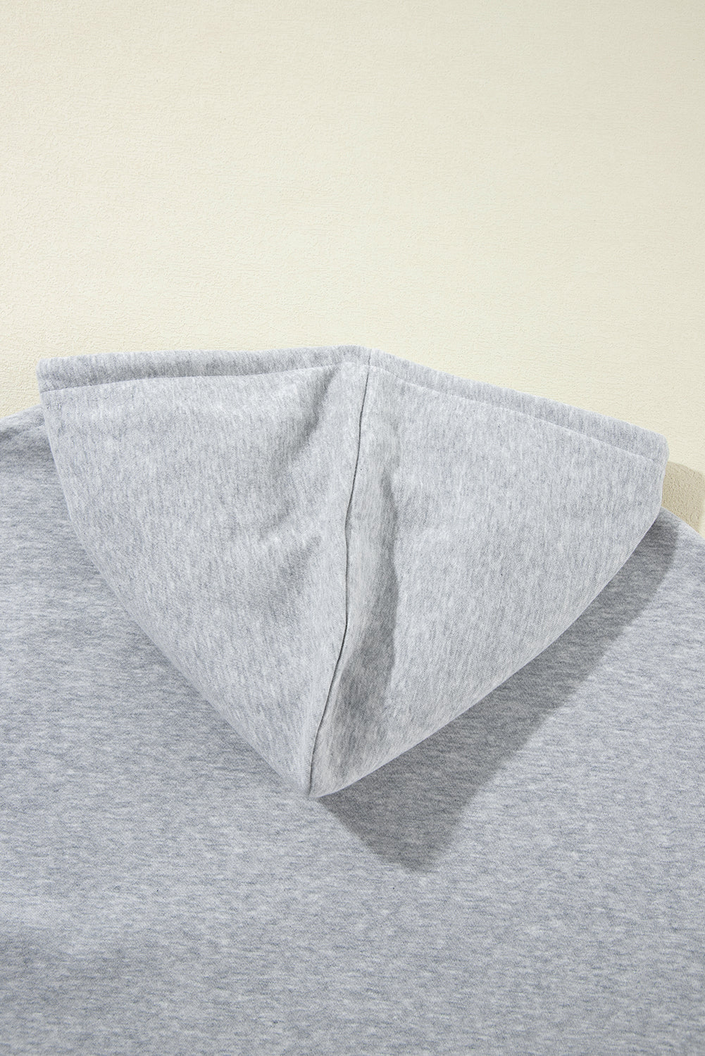 Valerian Fleece Lined Kangaroo Pocket Drawstring Chunky Hoodie