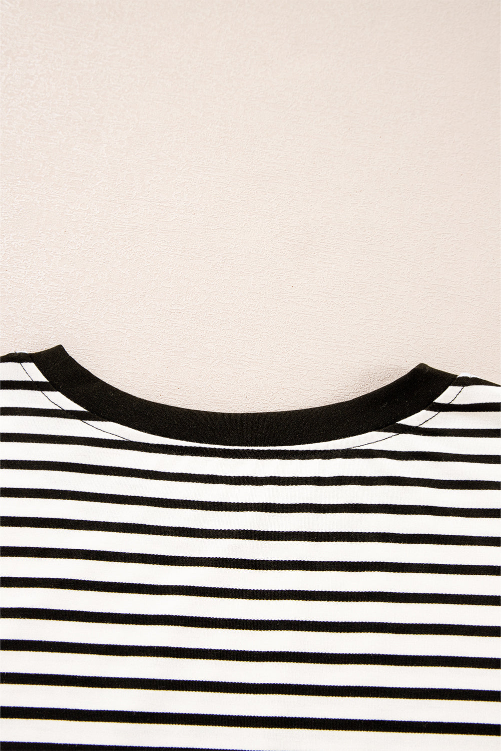 Red Stripe Chest Pocket Patch Round Neck Tank Top