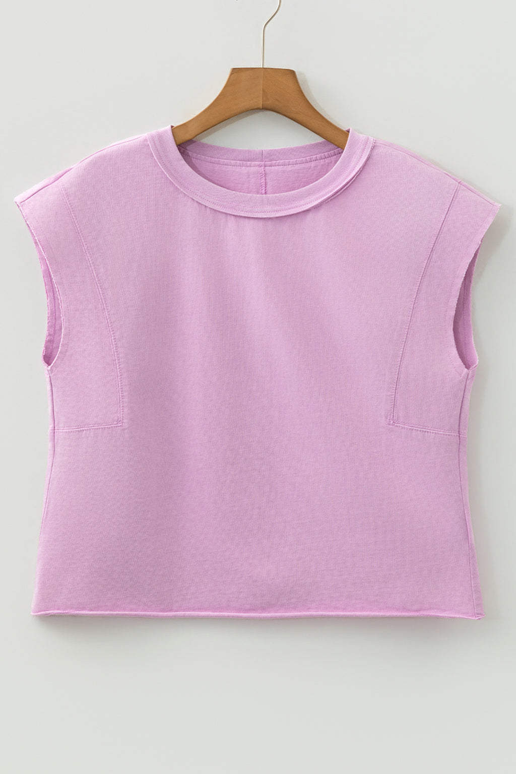 Medium Grey Mineral Wash Boxy Fit Cotton Tank Top