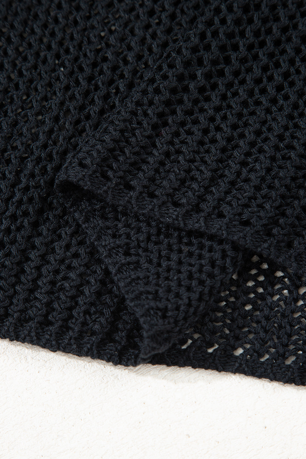 Coral Crochet Hollow-out Jumper Top Sweater