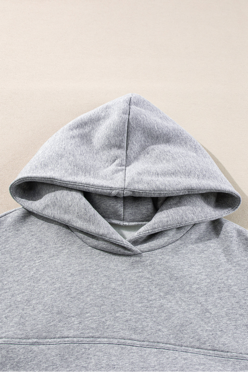 Navy Blue Solid Exposed Seams Hoodie and Joggers Activewear Set