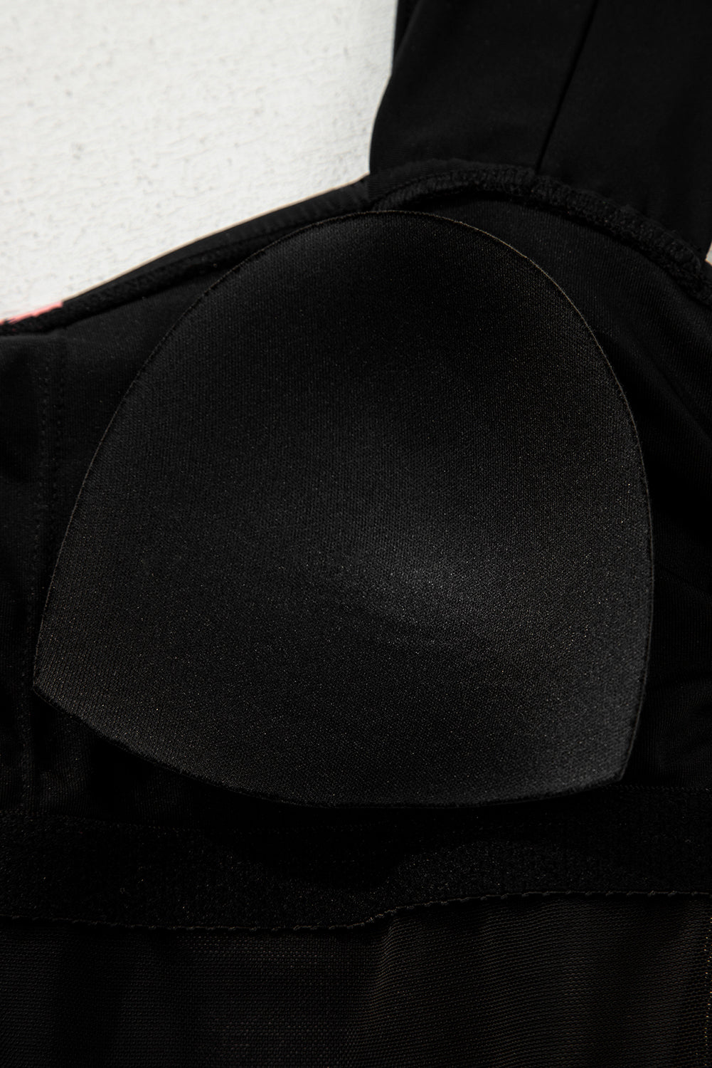 Black Square Neck Ruched Tommy Control One Piece Swimsuit