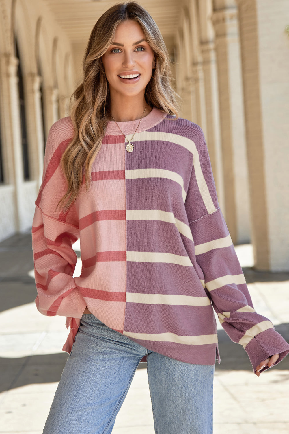 Skobeloff Colorblock Oversized Sweater