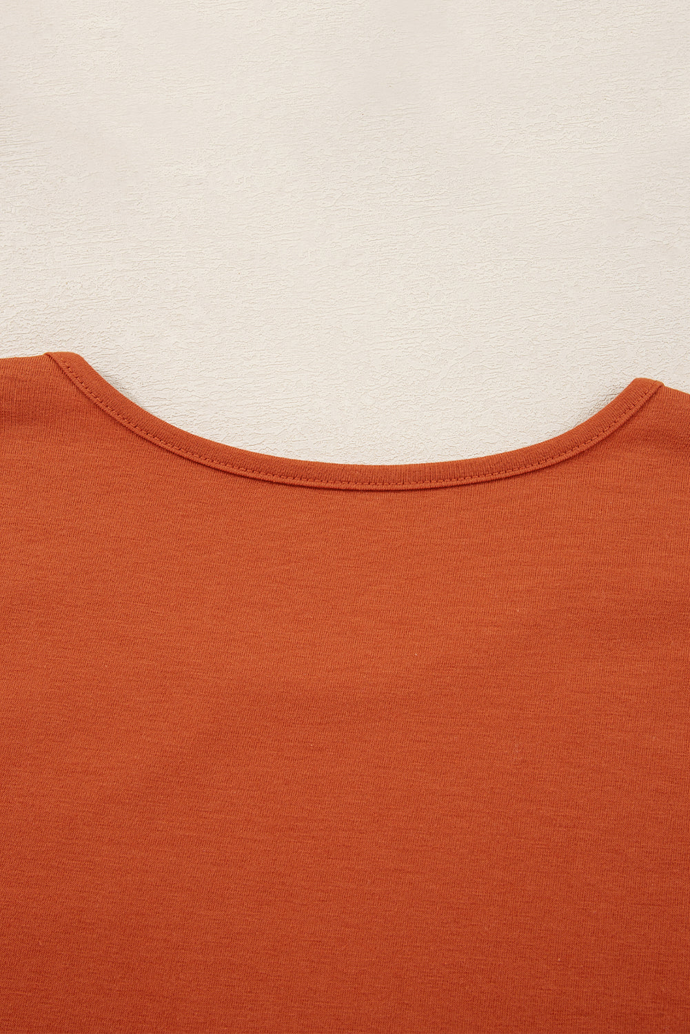 Evergreen  Asymmetric Seam Detail Solid Color Long Sleeve Top