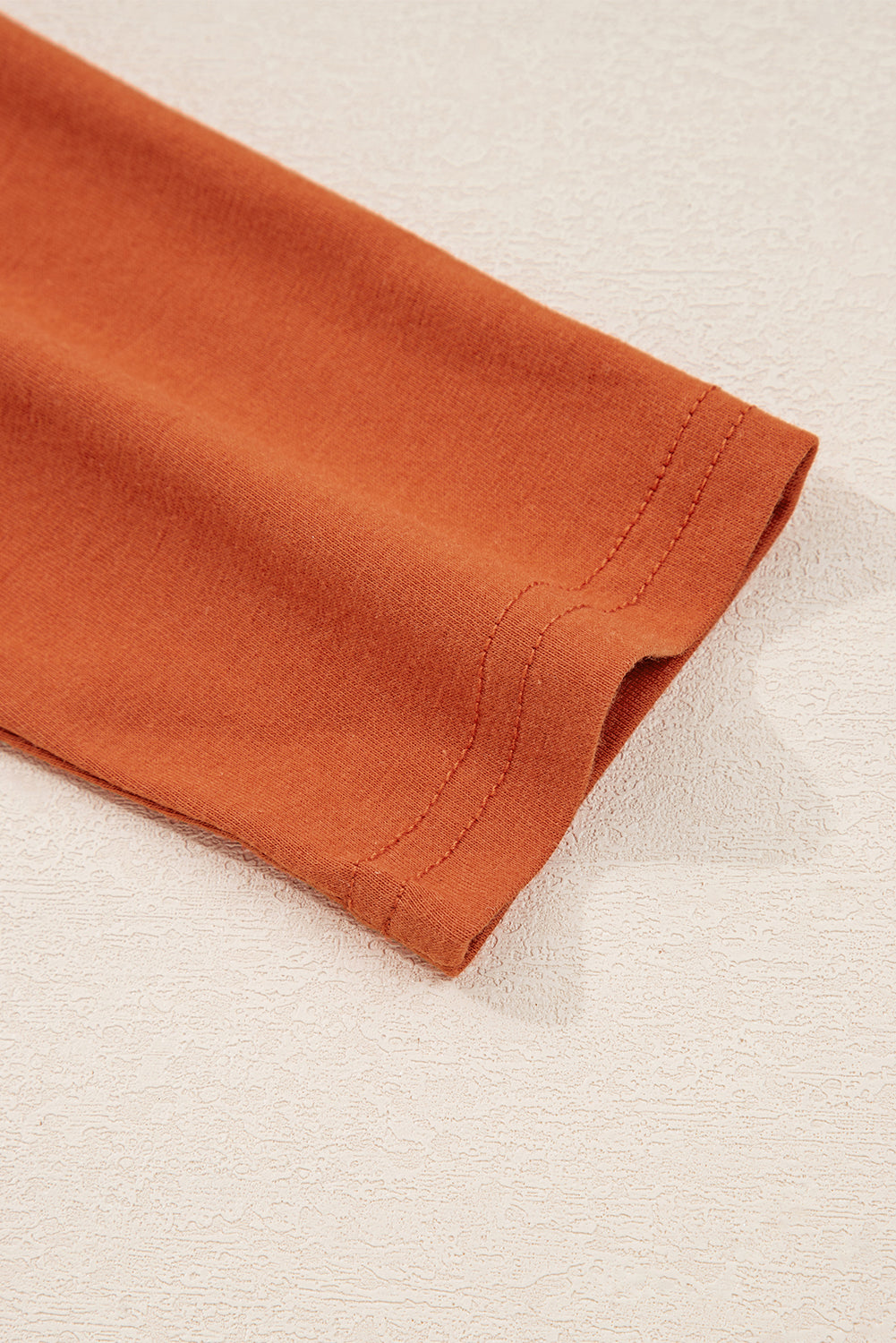 Evergreen  Asymmetric Seam Detail Solid Color Long Sleeve Top
