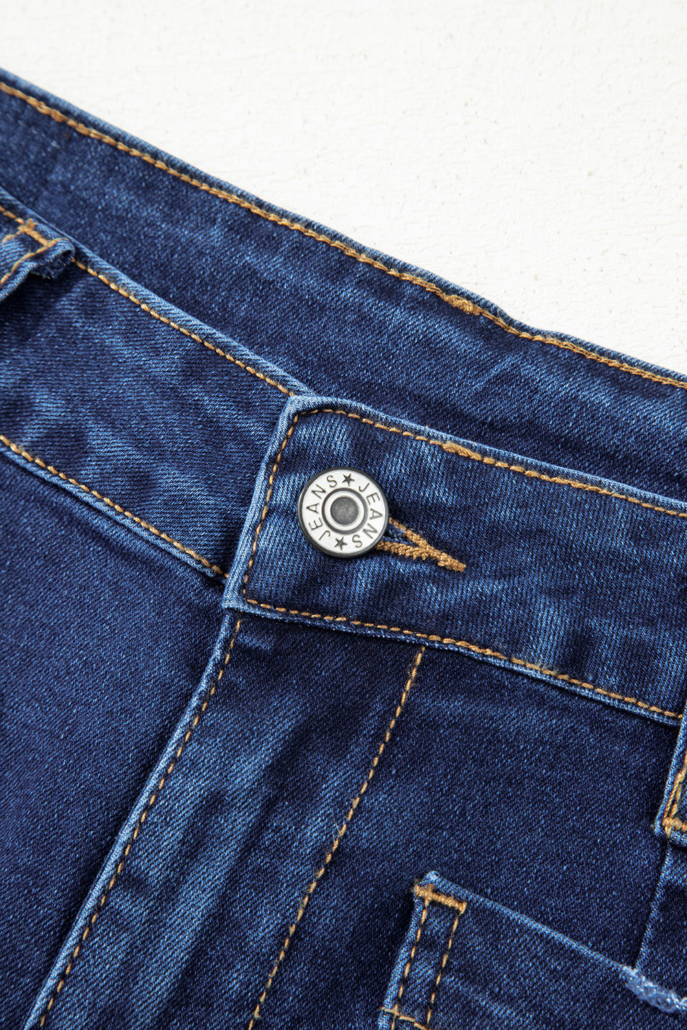 Brown Mimimalist Patch Pocket Womens Shift Jeans