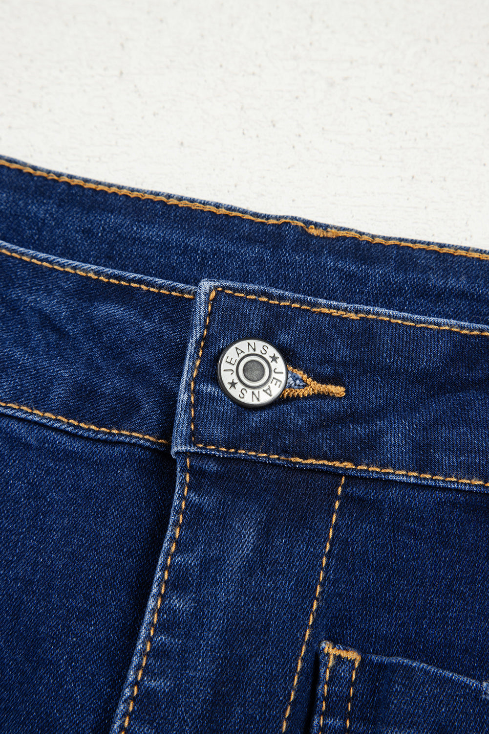Brown Mimimalist Patch Pocket Womens Shift Jeans