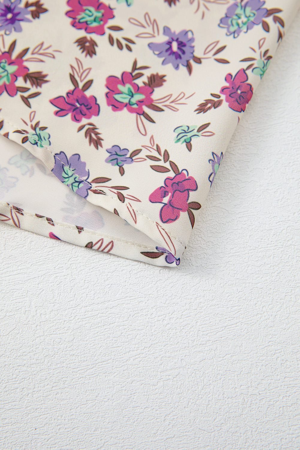 Multicolour Bohemian Ditsy Floral Smocked Fit Flare Sundress