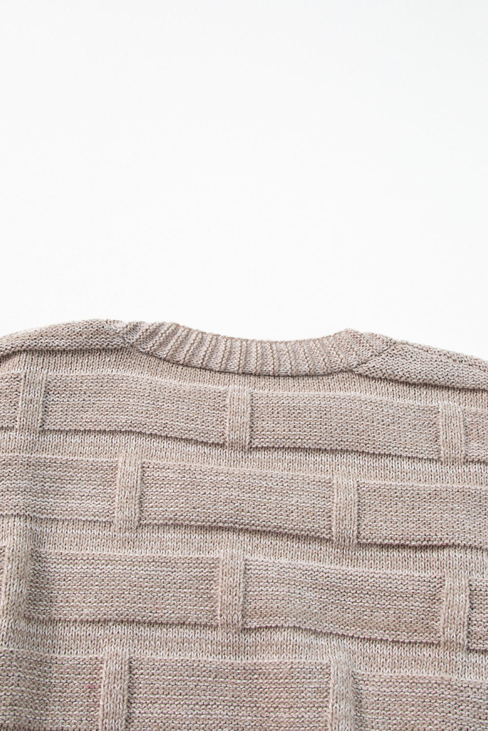 Delicacy Textured Knit Open Front Chic Cardigan with Pockets
