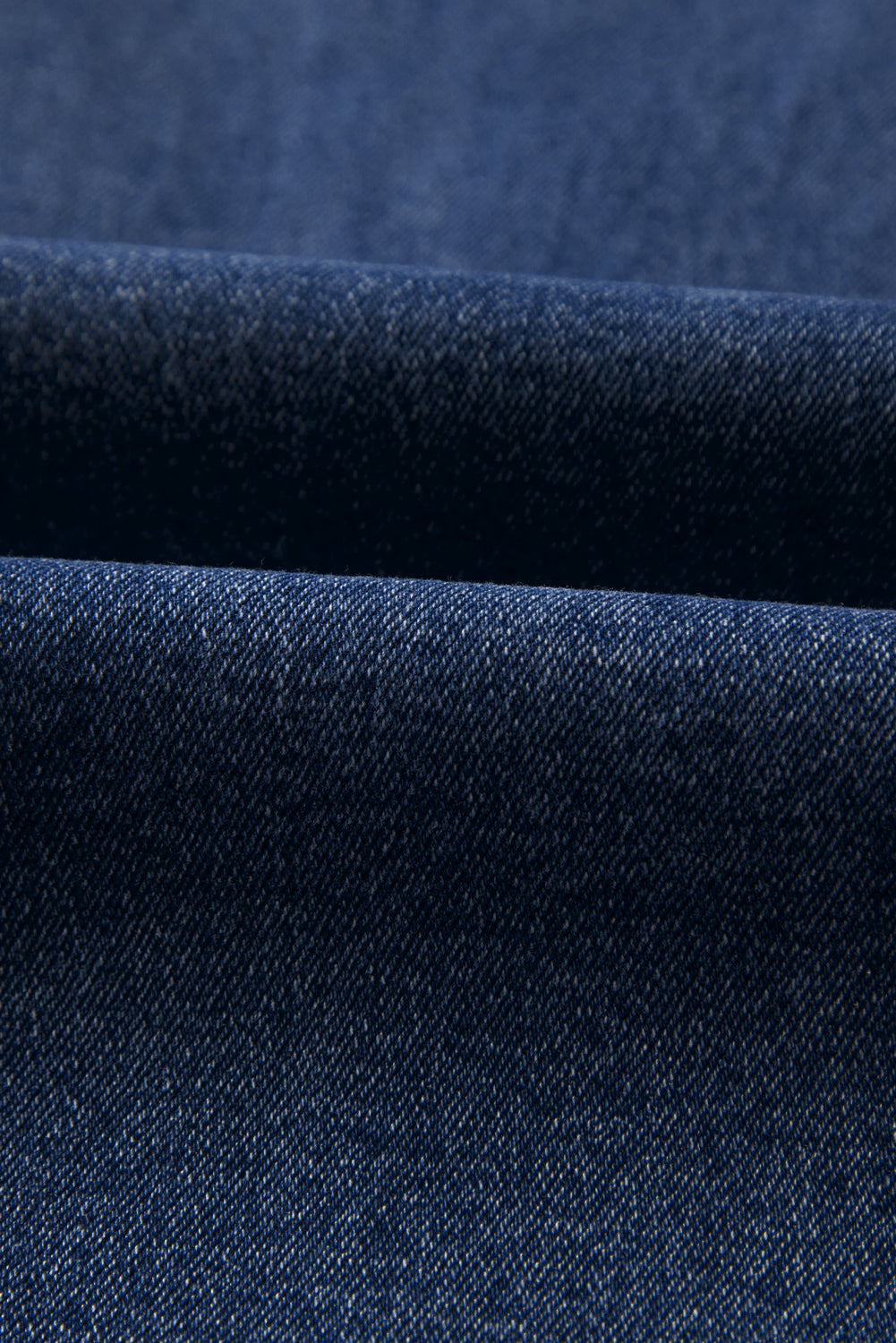 Real Teal Raw Hem Unique Cuffs Straight High Rise Loose Jeans