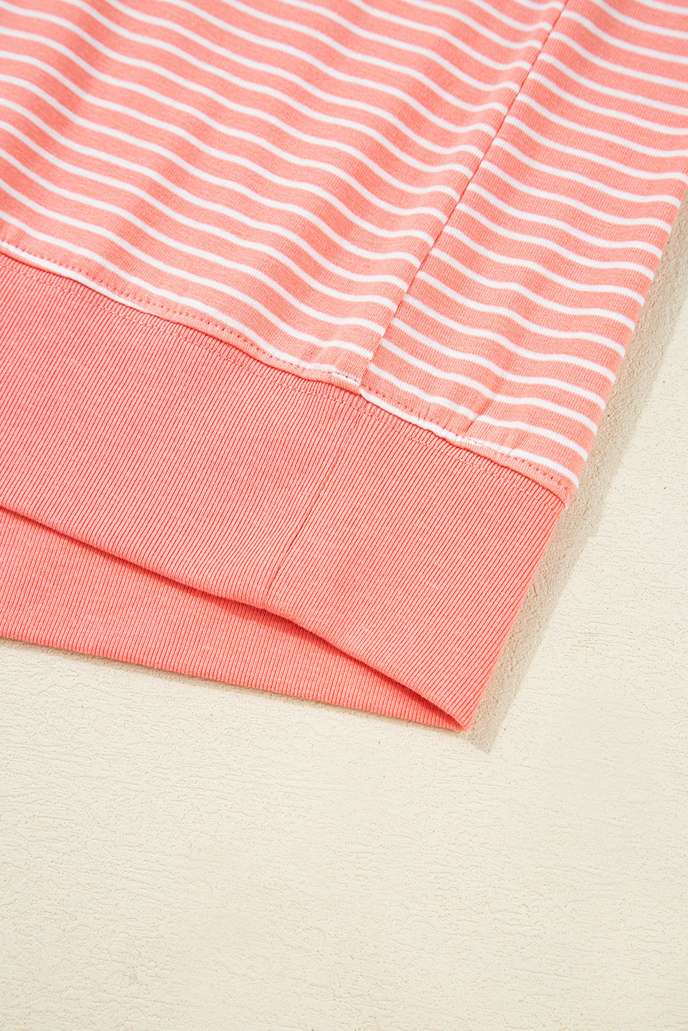Orange Stripe Loose Polo T Shirt and Shorts Plus Size 2pcs Outfit