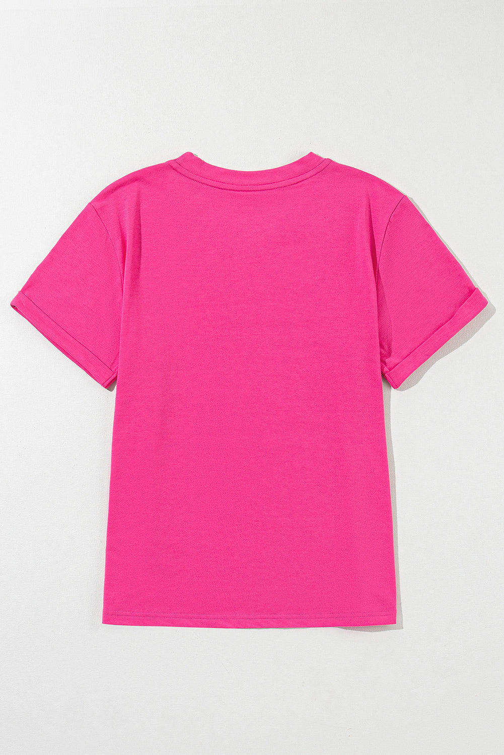 Khaki Casual Plain Crew Neck Tee