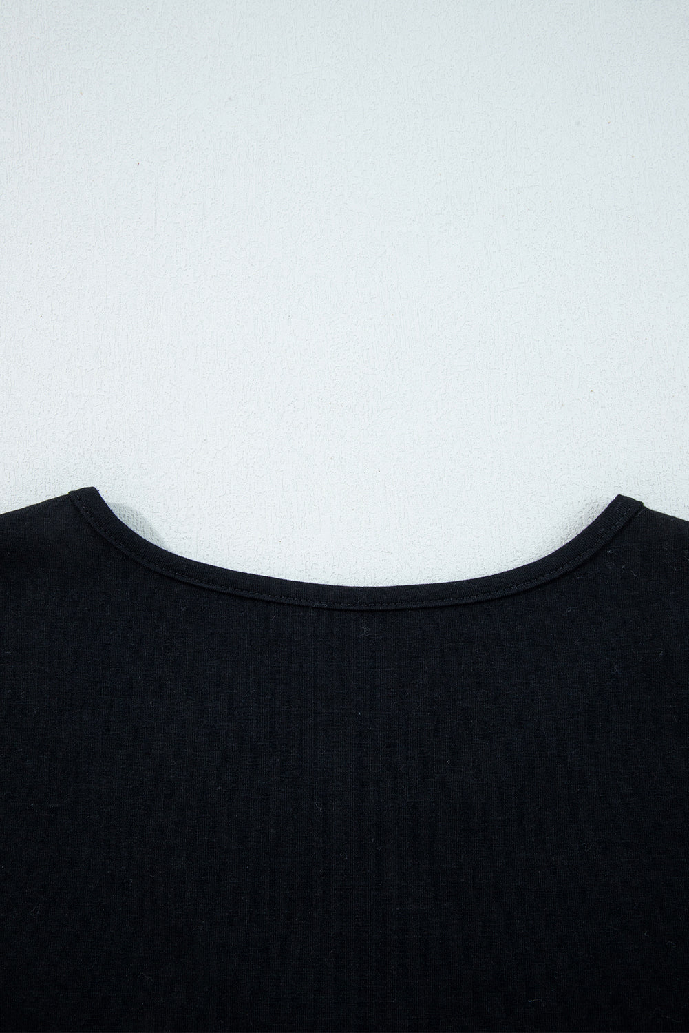 Evergreen  Asymmetric Seam Detail Solid Color Long Sleeve Top