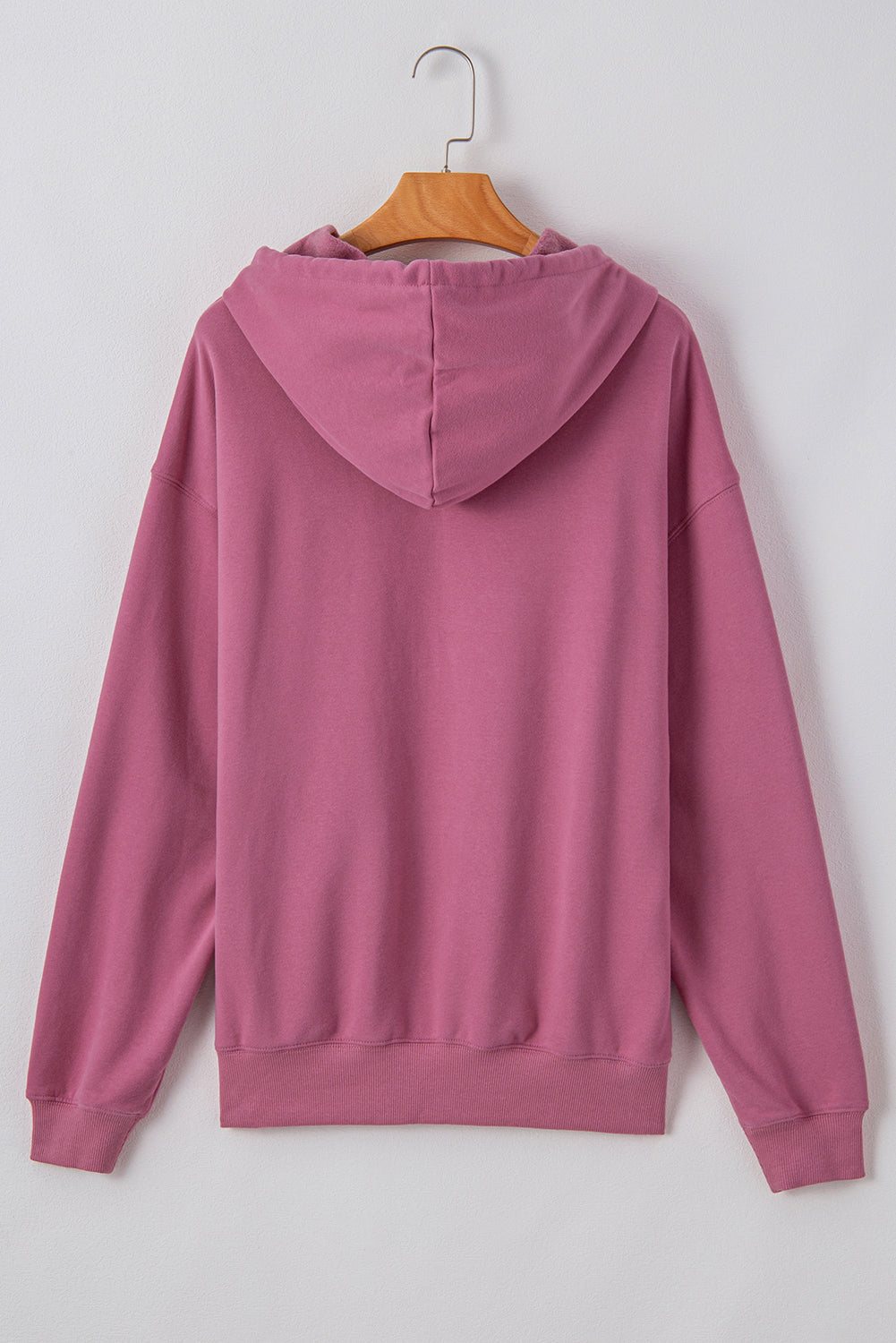 Valerian Fleece Lined Kangaroo Pocket Drawstring Chunky Hoodie