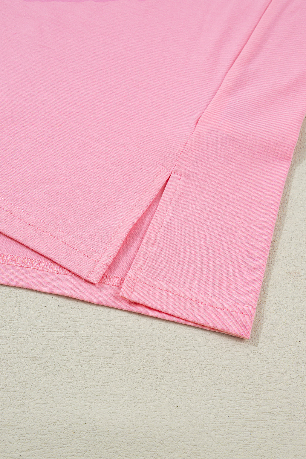 Bonbon Solid Color V Neck Short Puff Sleeve Blouse