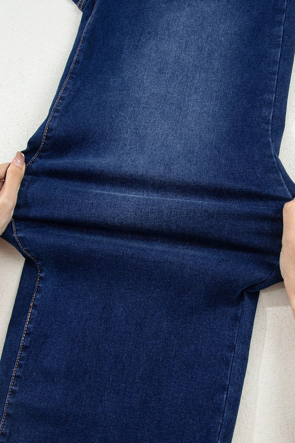 Brown Mimimalist Patch Pocket Womens Shift Jeans